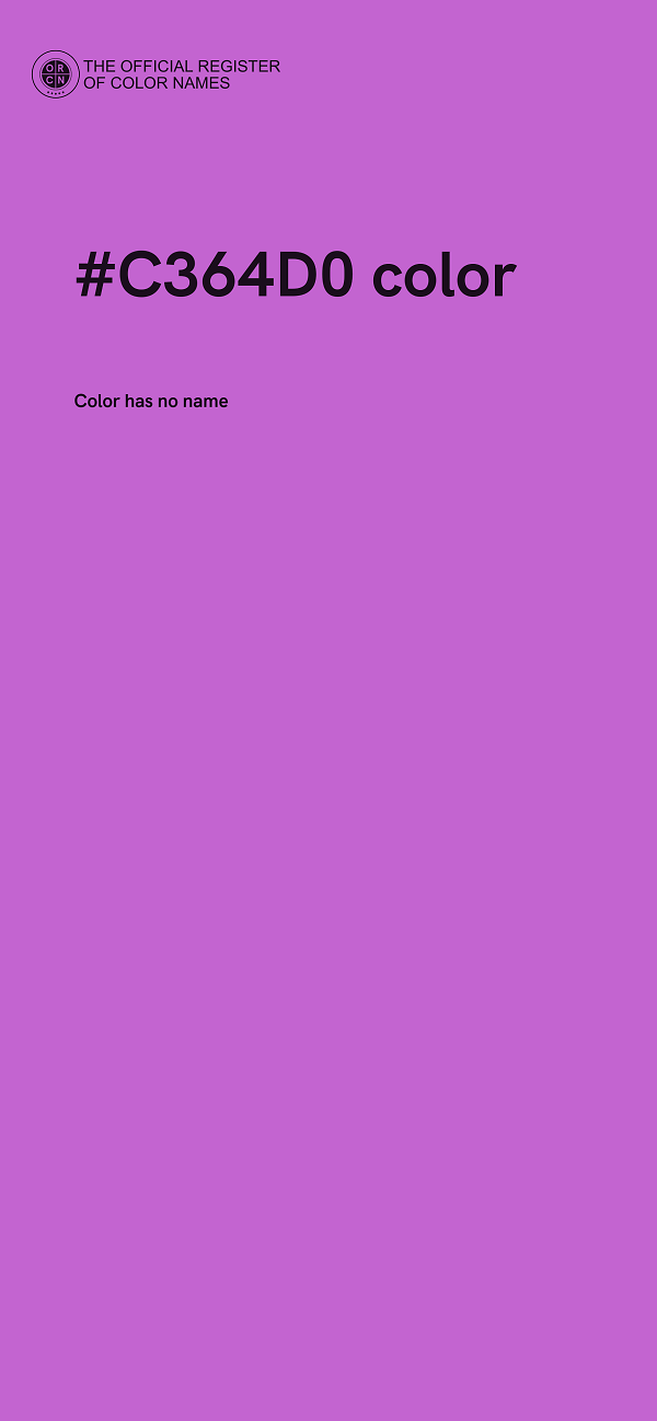 #C364D0 color image