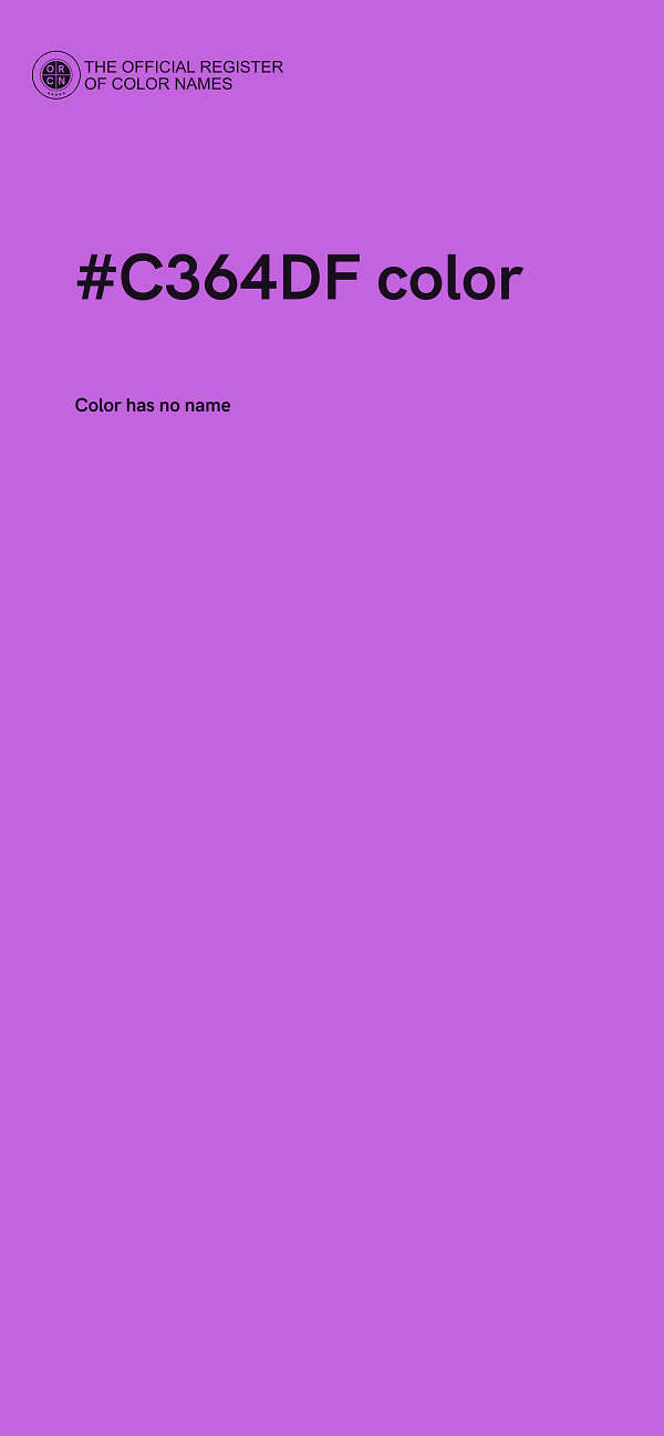 #C364DF color image