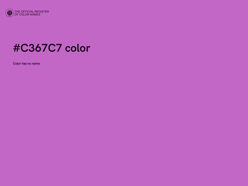 #C367C7 color image
