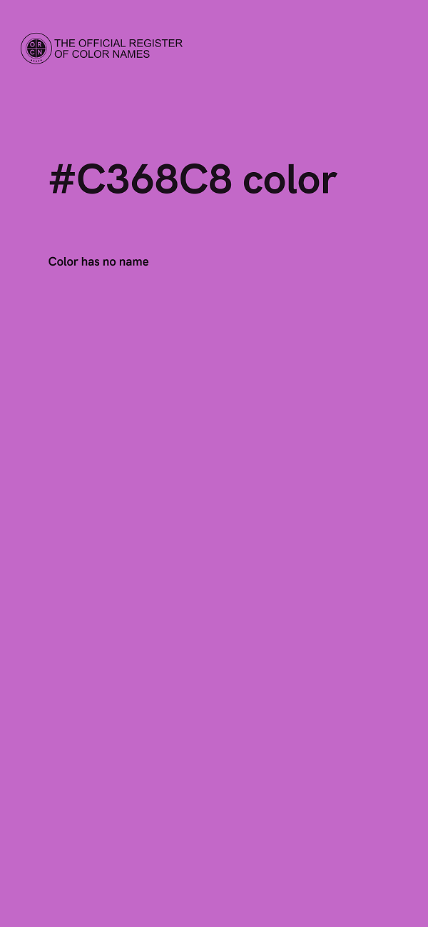 #C368C8 color image