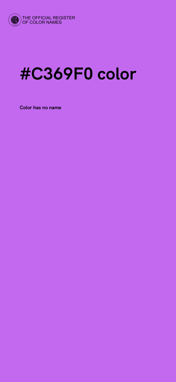 #C369F0 color image