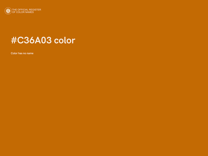 #C36A03 color image