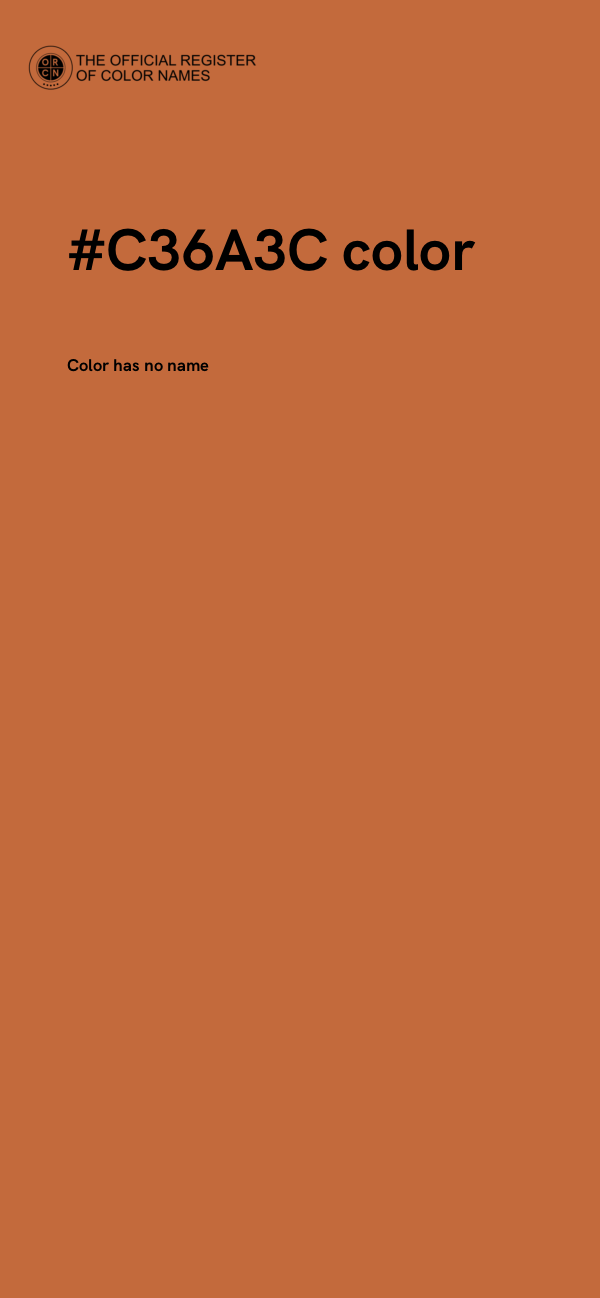 #C36A3C color image