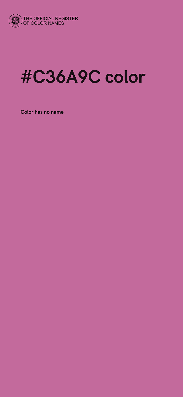 #C36A9C color image