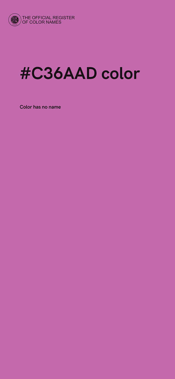 #C36AAD color image