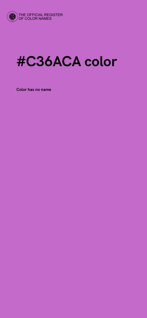 #C36ACA color image