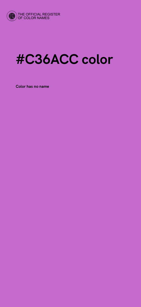#C36ACC color image