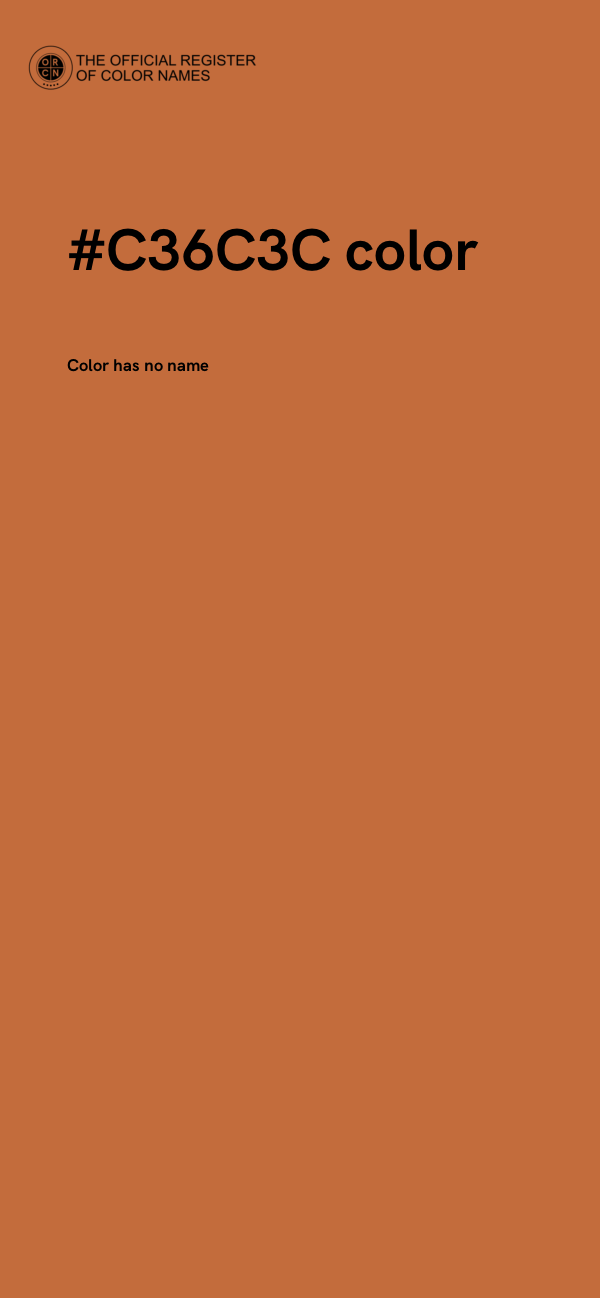 #C36C3C color image