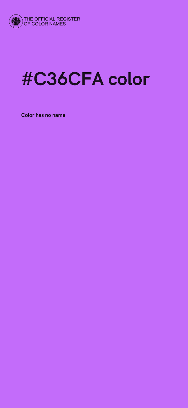#C36CFA color image