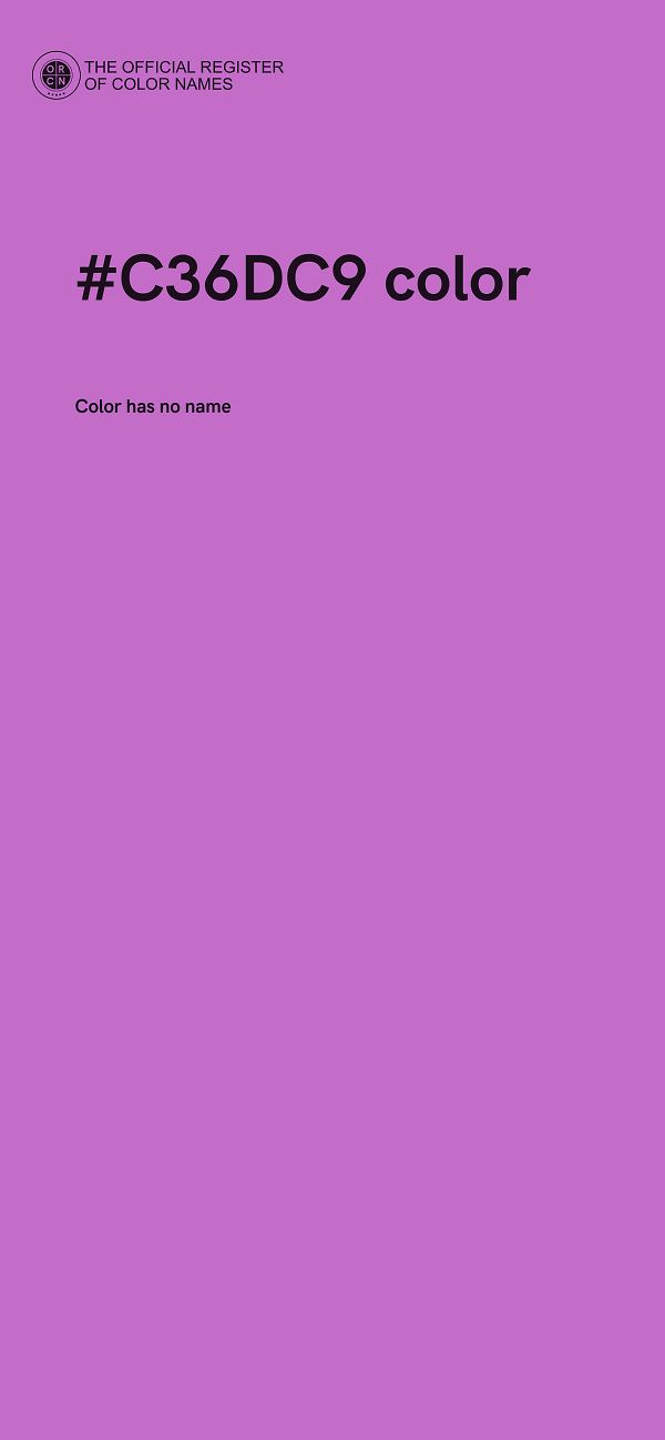 #C36DC9 color image