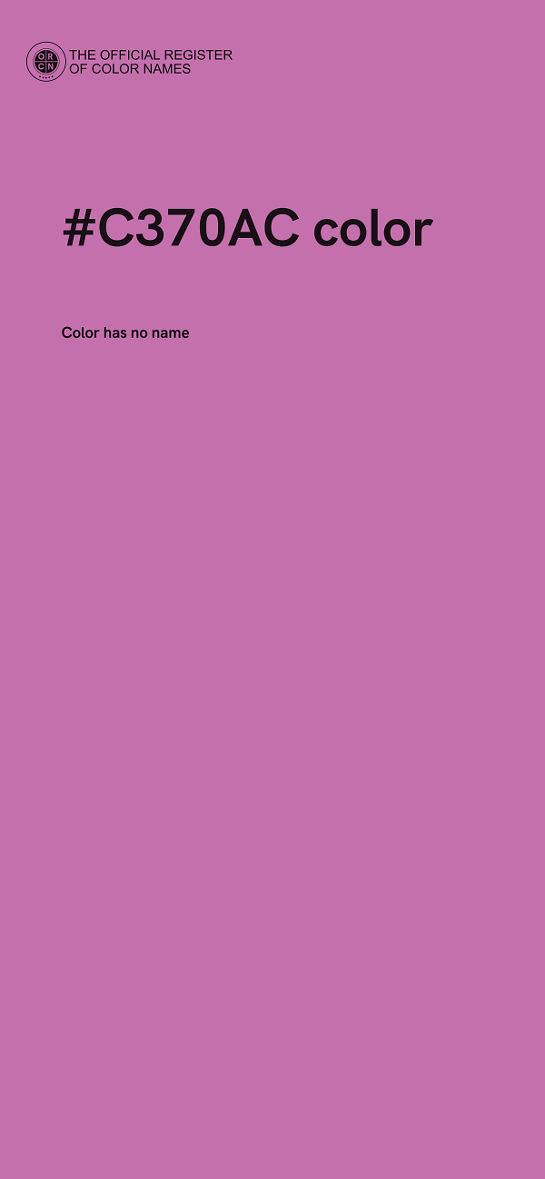 #C370AC color image