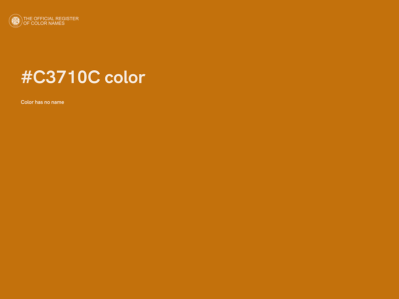 #C3710C color image