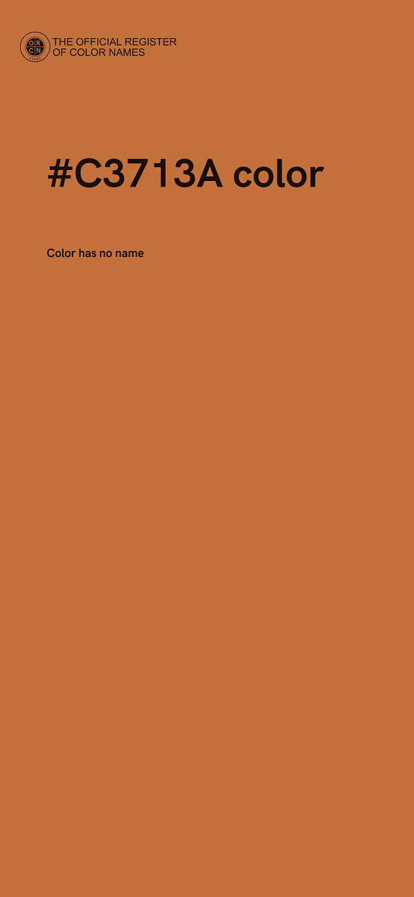 #C3713A color image