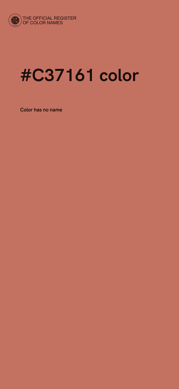 #C37161 color image