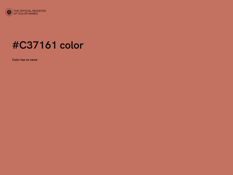 #C37161 color image