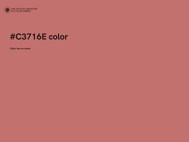 #C3716E color image