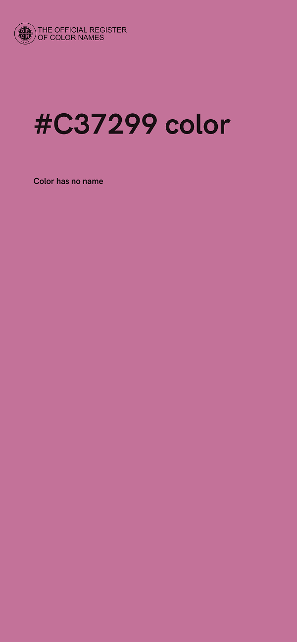 #C37299 color image