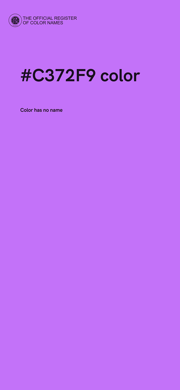 #C372F9 color image