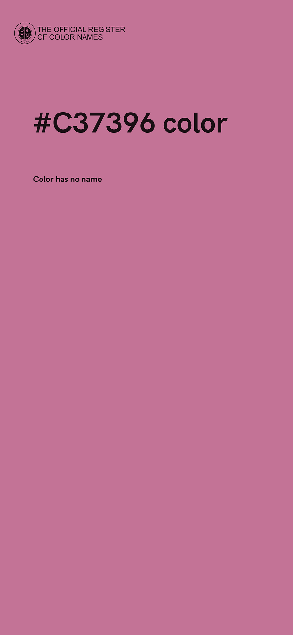 #C37396 color image