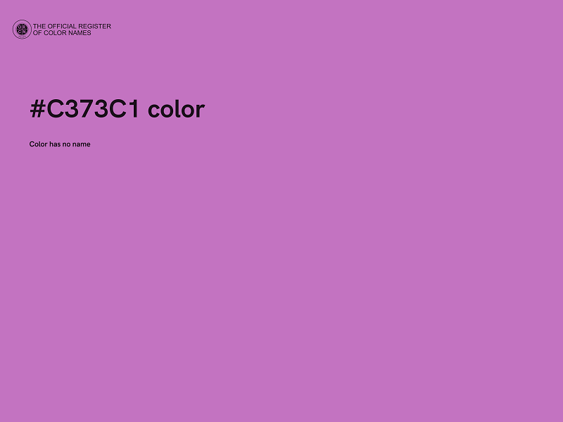 #C373C1 color image