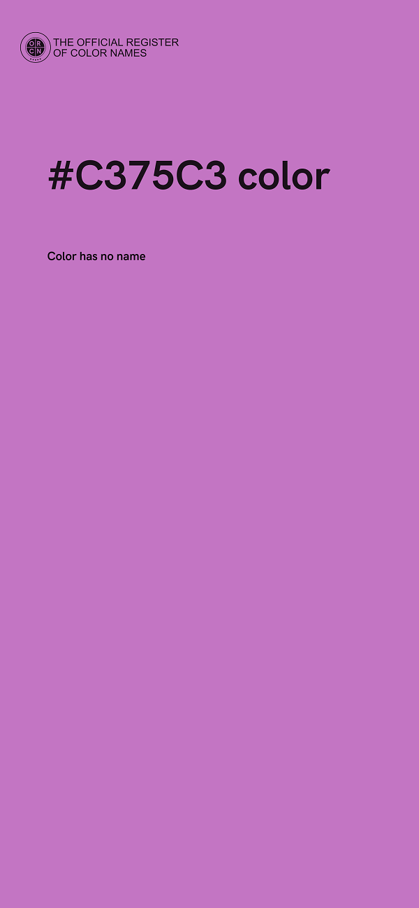 #C375C3 color image