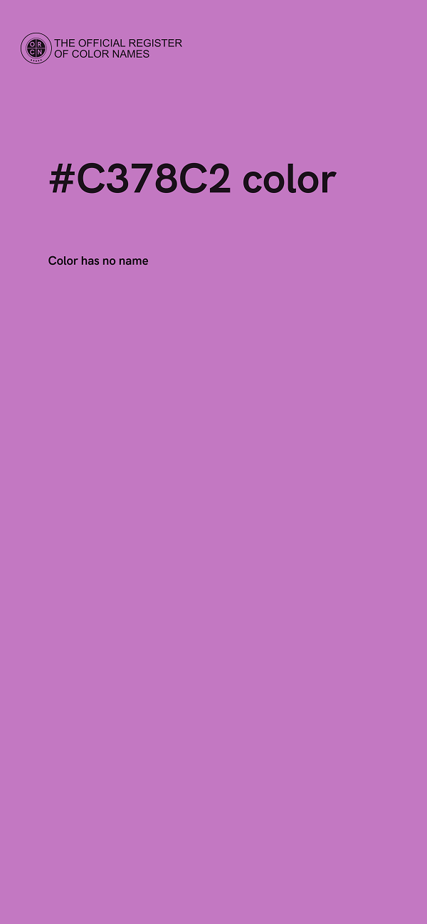 #C378C2 color image