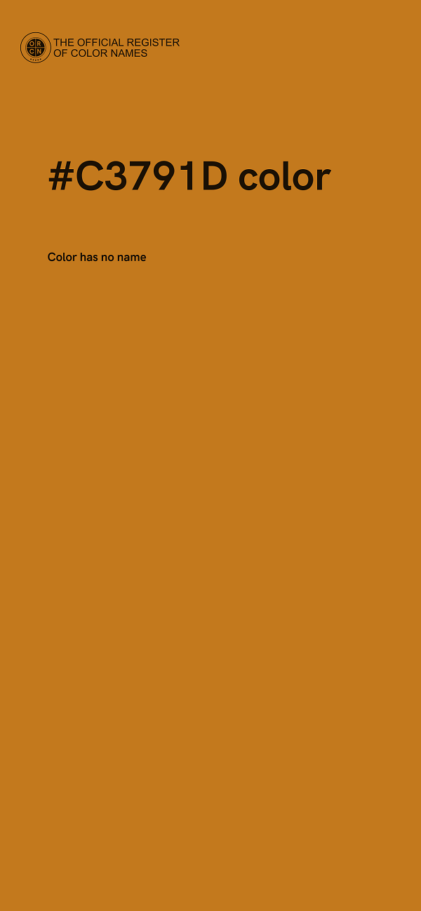 #C3791D color image