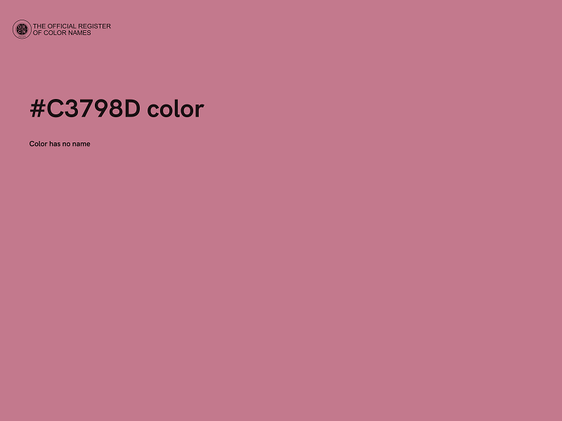 #C3798D color image