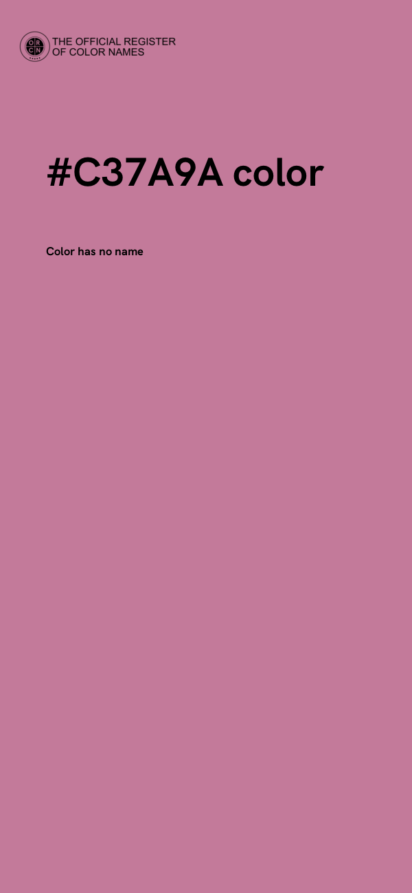 #C37A9A color image