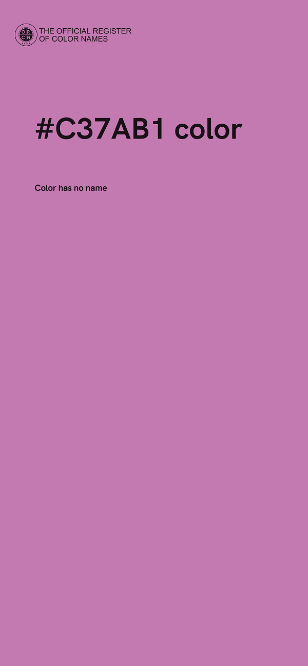 #C37AB1 color image