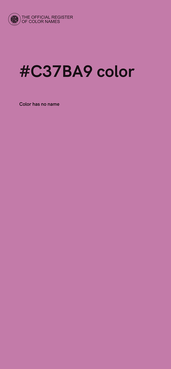 #C37BA9 color image