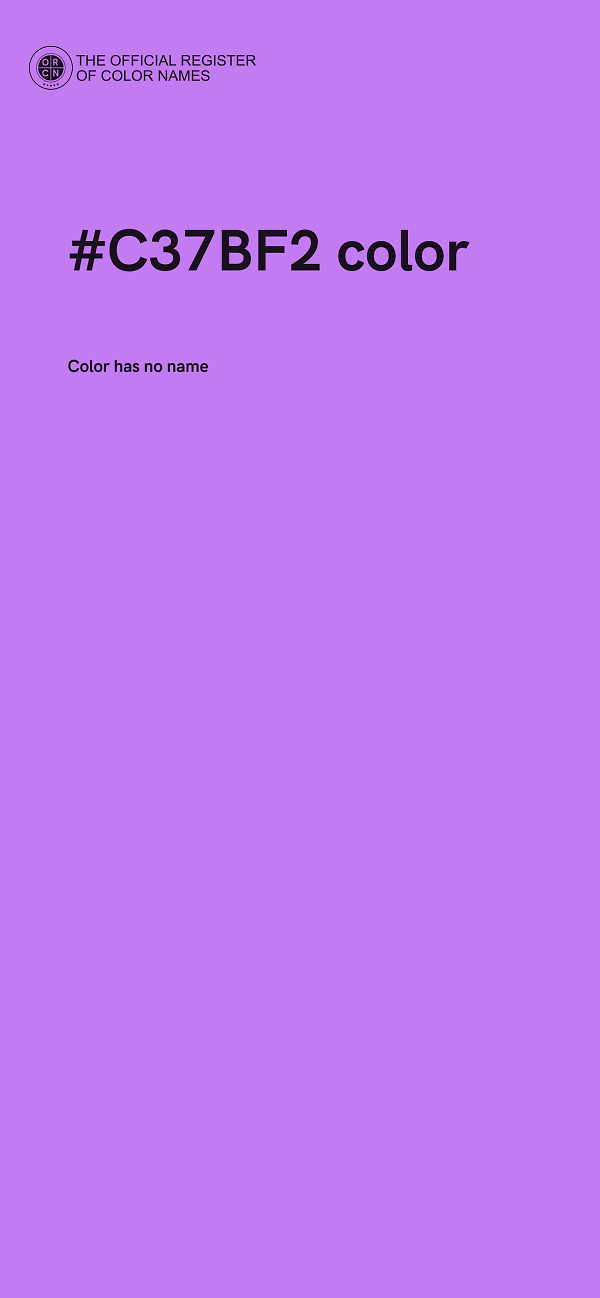 #C37BF2 color image