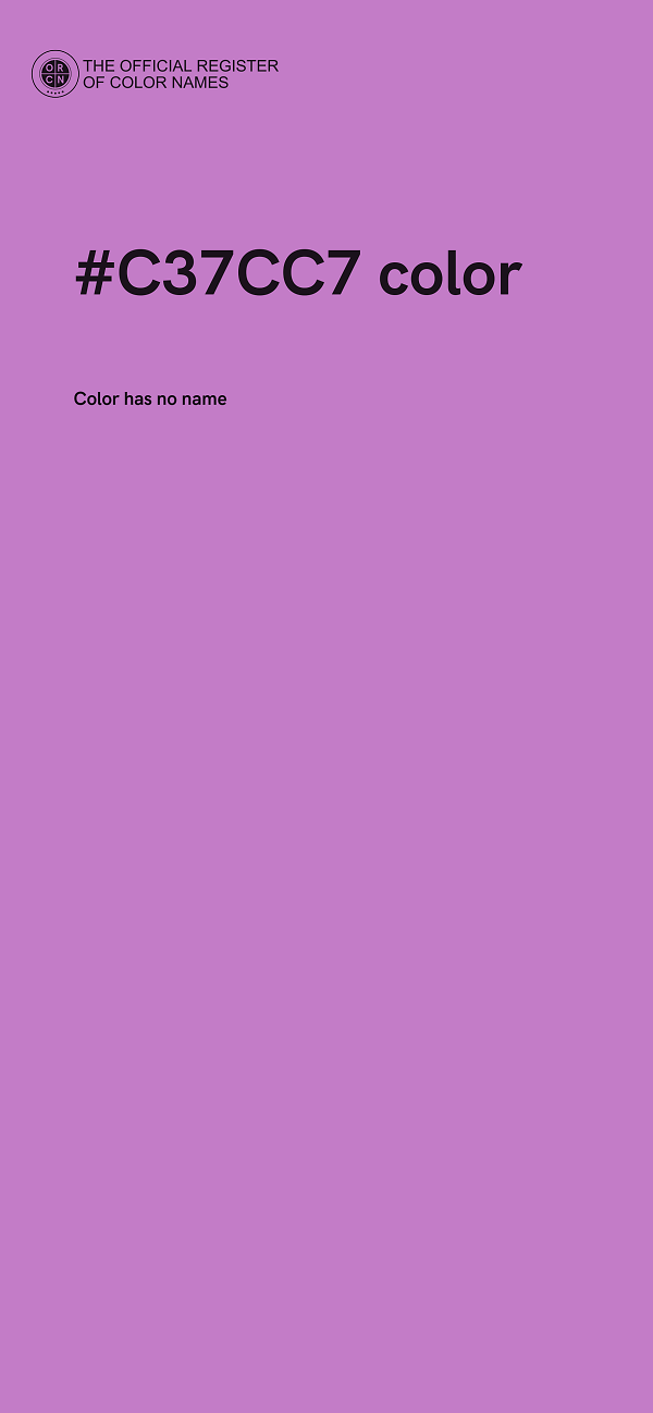 #C37CC7 color image