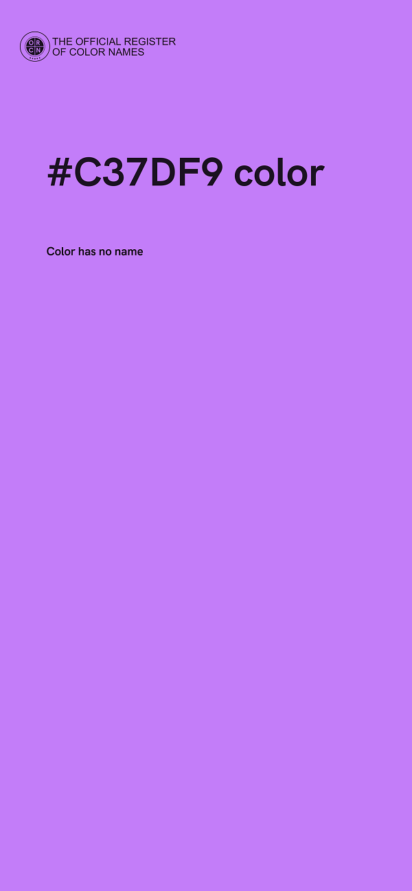 #C37DF9 color image