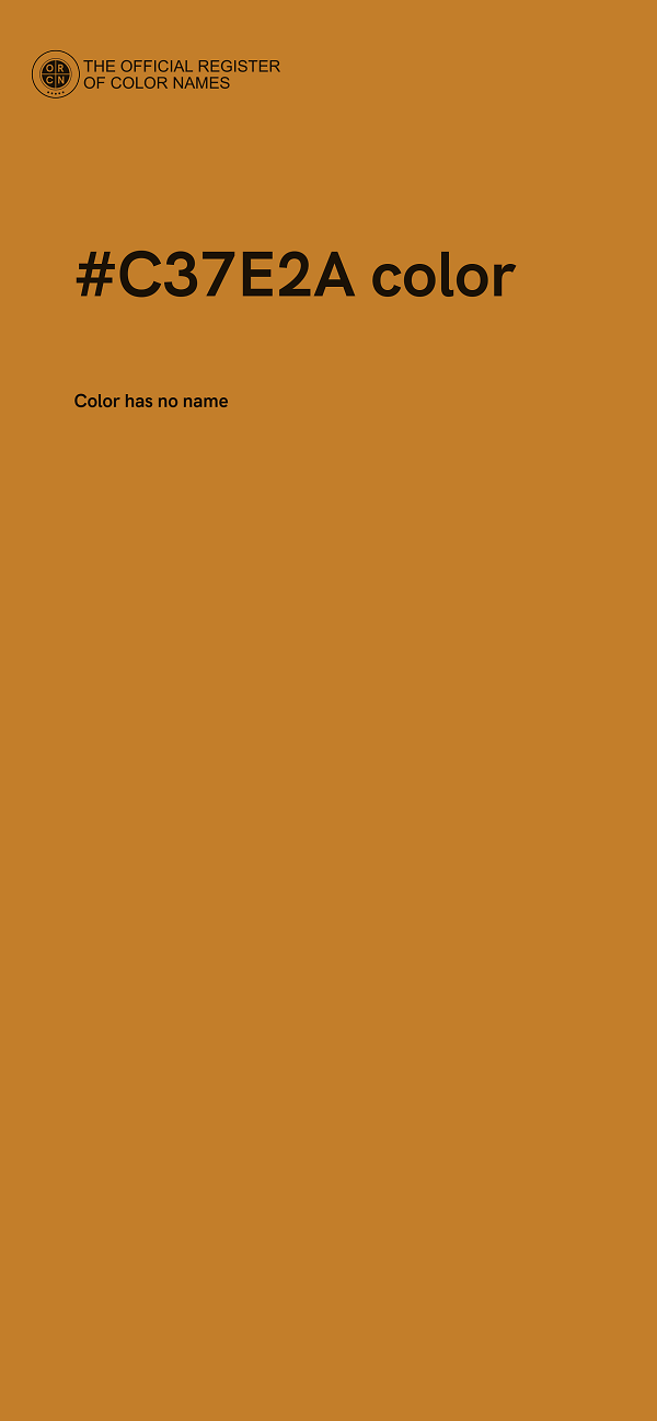 #C37E2A color image