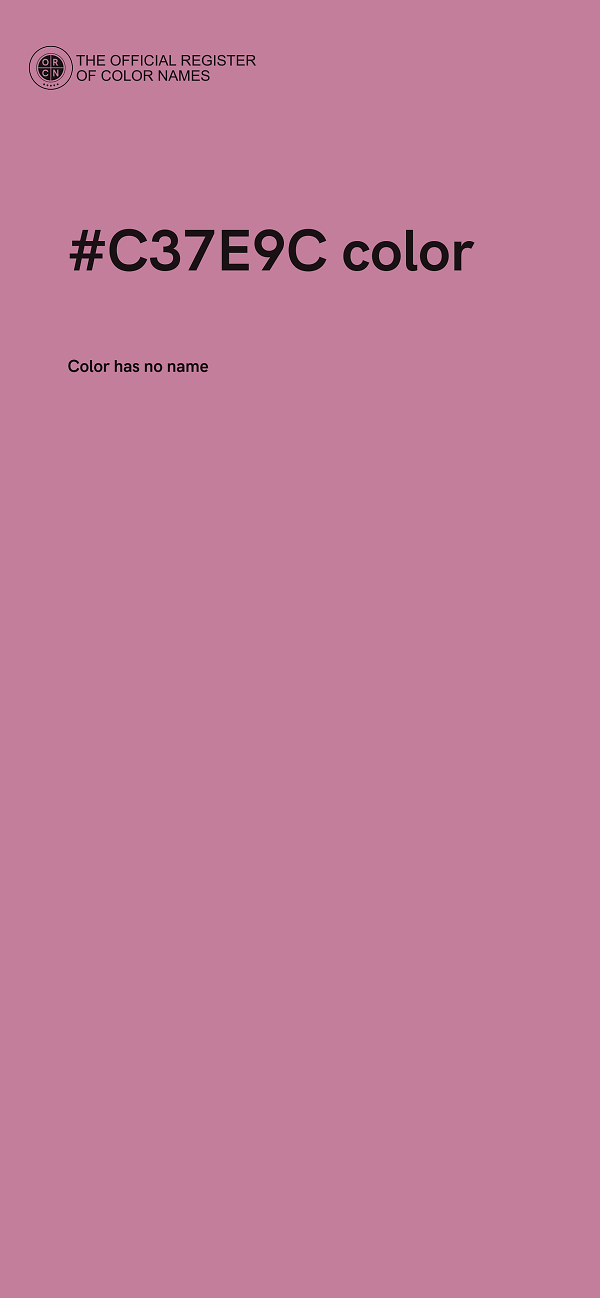 #C37E9C color image