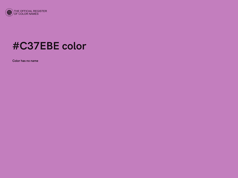 #C37EBE color image