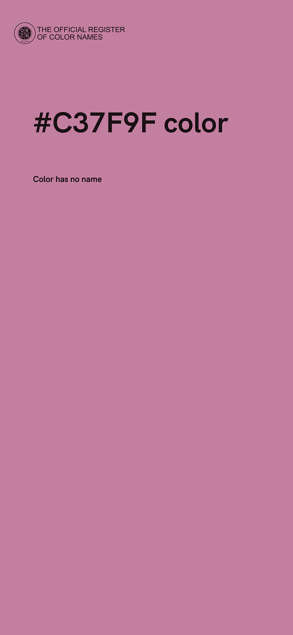 #C37F9F color image