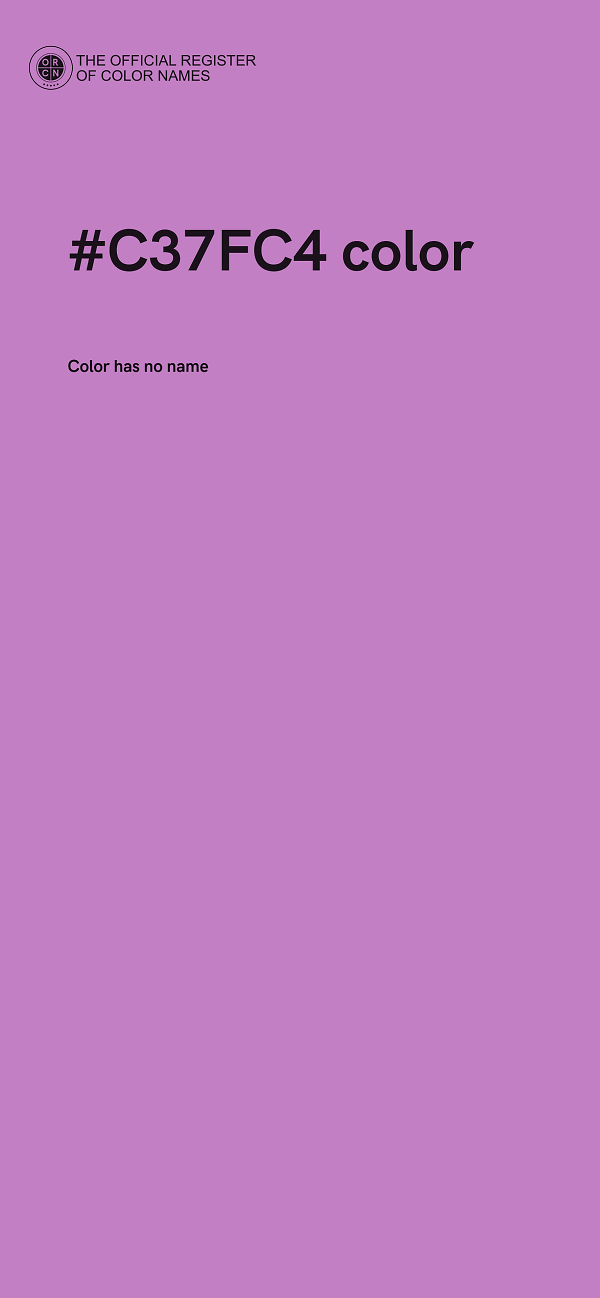 #C37FC4 color image