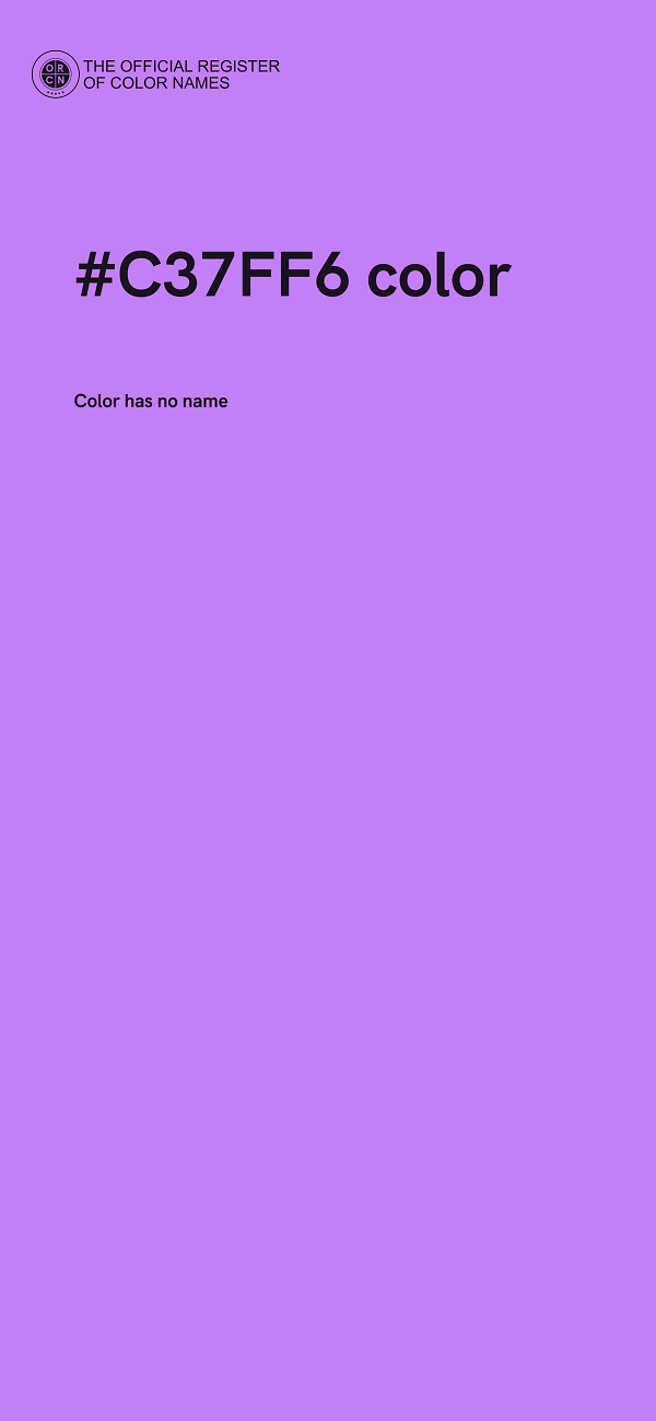 #C37FF6 color image