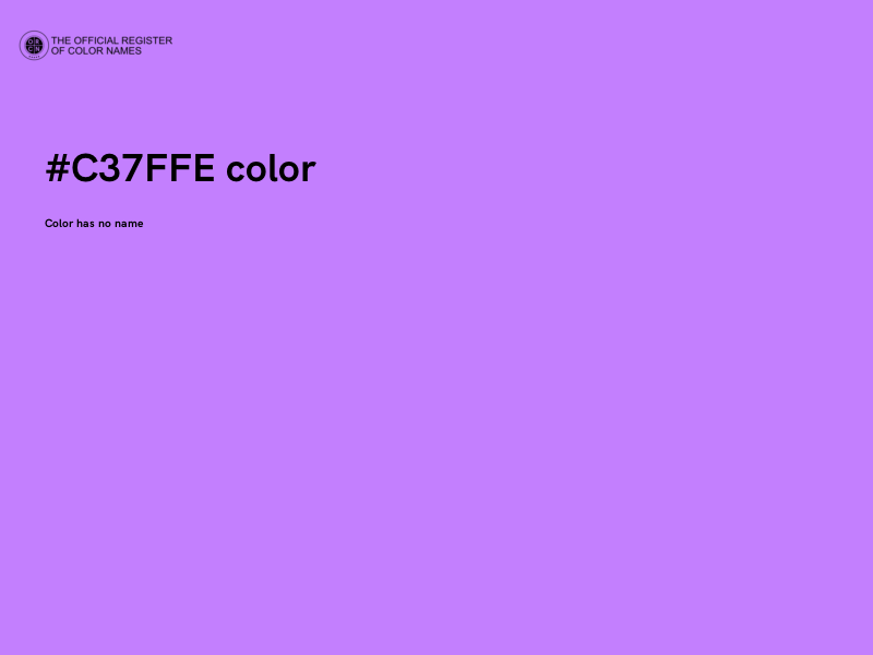 #C37FFE color image