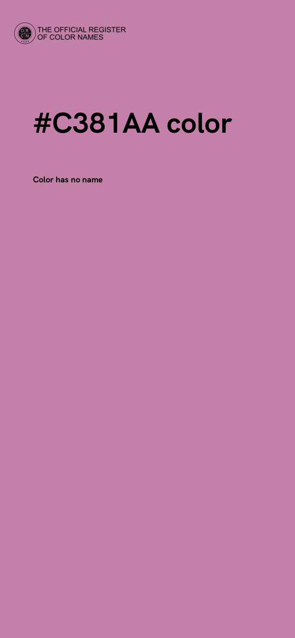 #C381AA color image