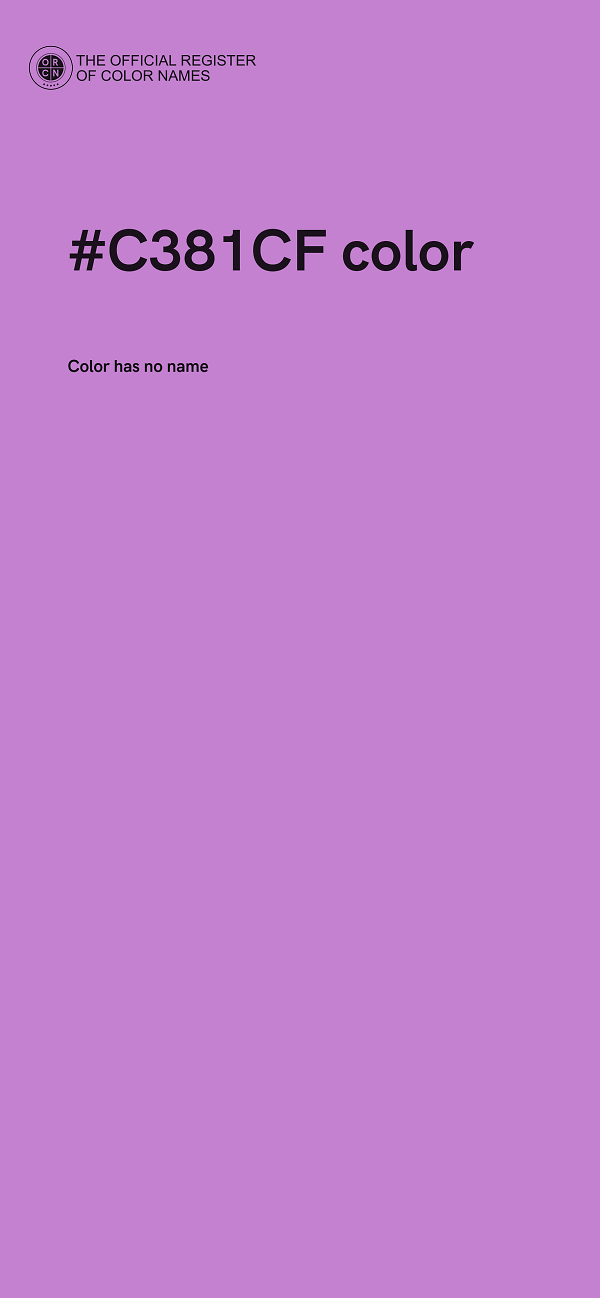 #C381CF color image