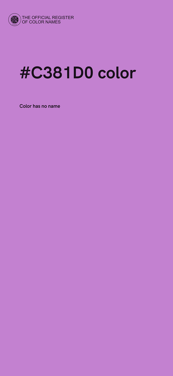 #C381D0 color image