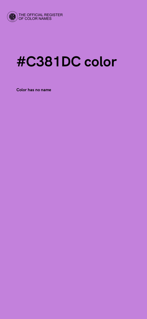 #C381DC color image