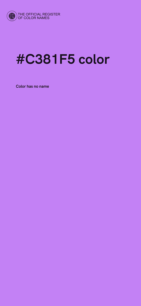 #C381F5 color image
