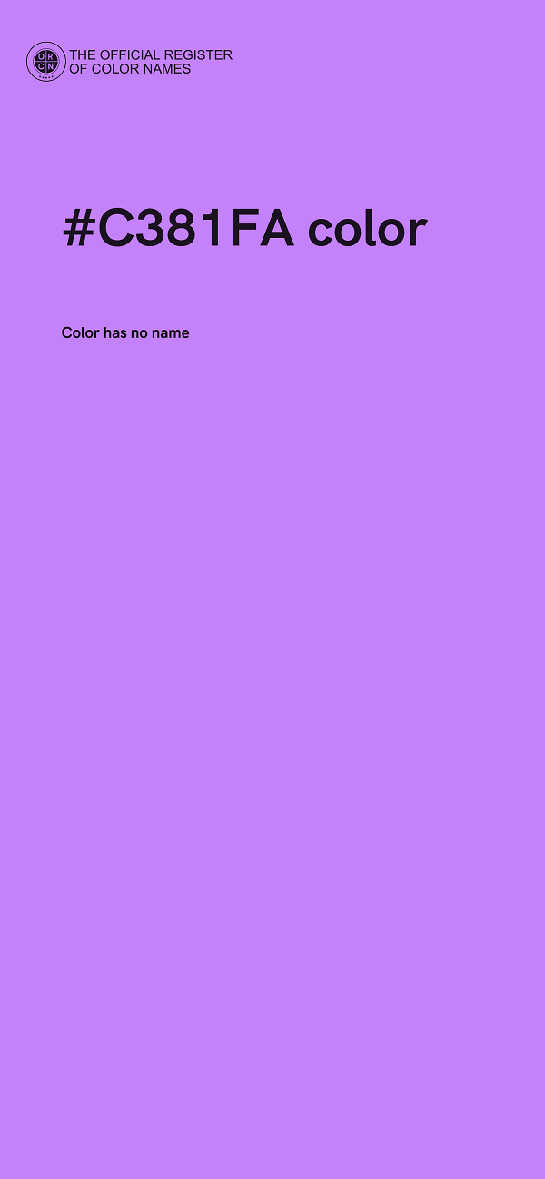 #C381FA color image