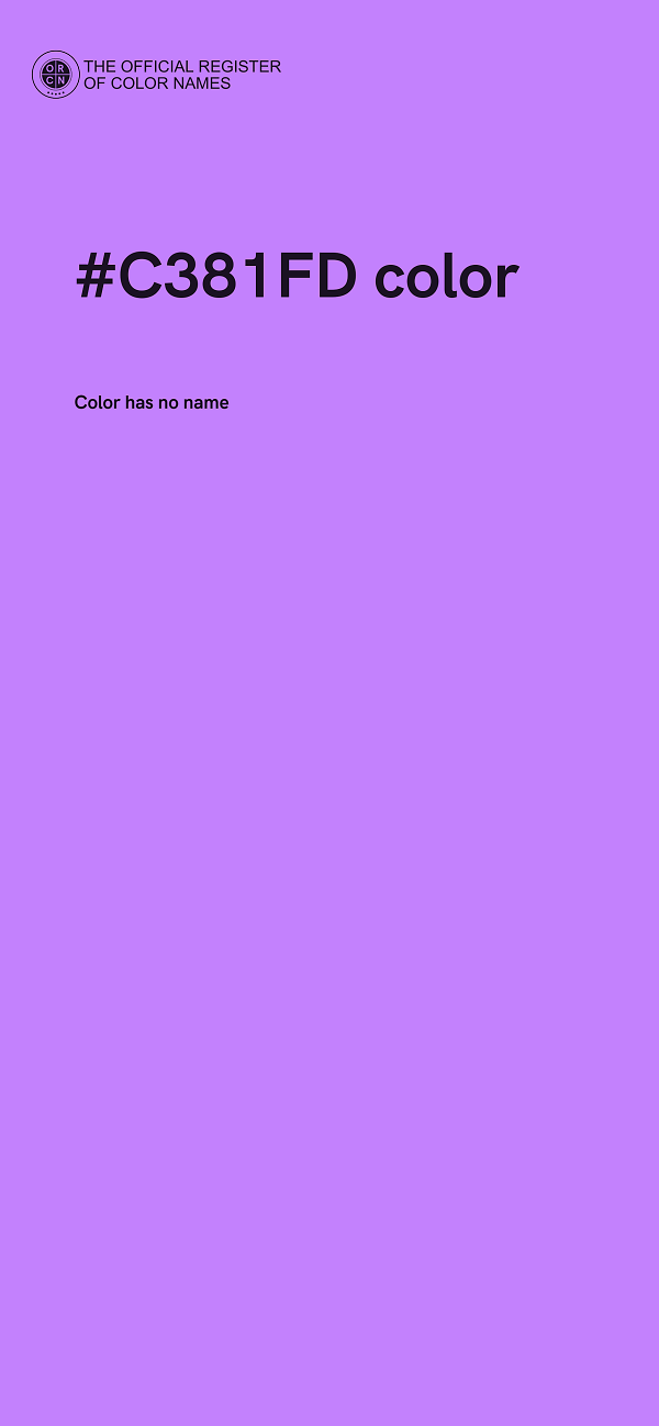 #C381FD color image