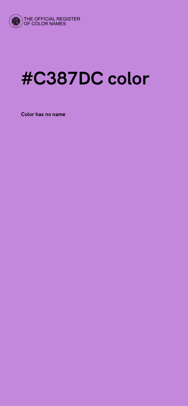 #C387DC color image