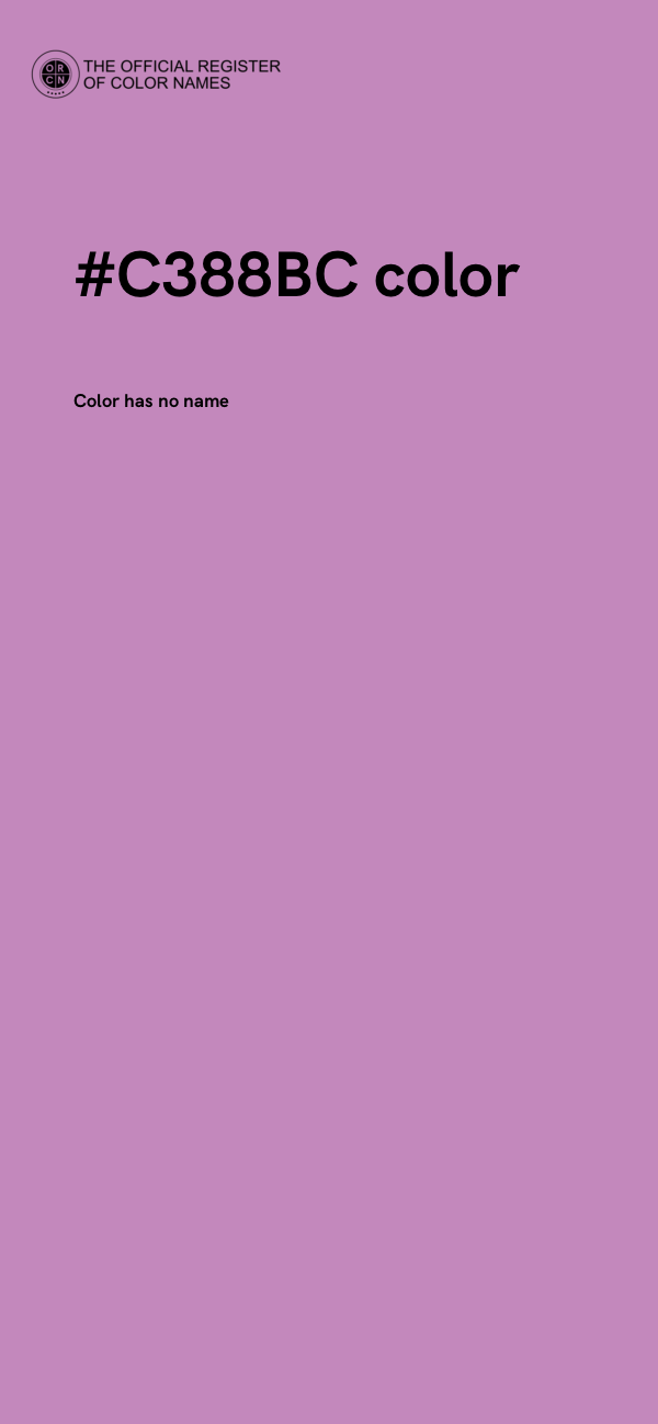 #C388BC color image